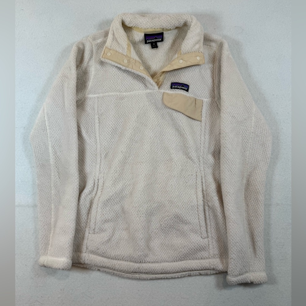 Patagonia White Fleece Jacket